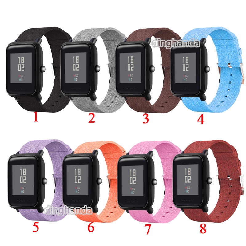 Dây Đeo Bằng Vải Dệt Cho Đồng Hồ Thông Minh Huami Amazfit Bip Lite Bip S U Bip 3 pro