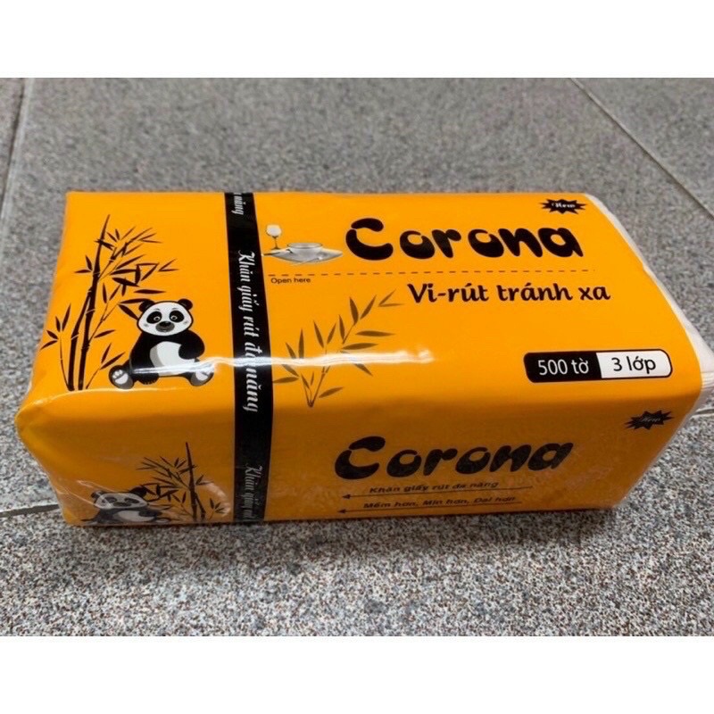 Combo 5 bịch giấy ăn rút corona