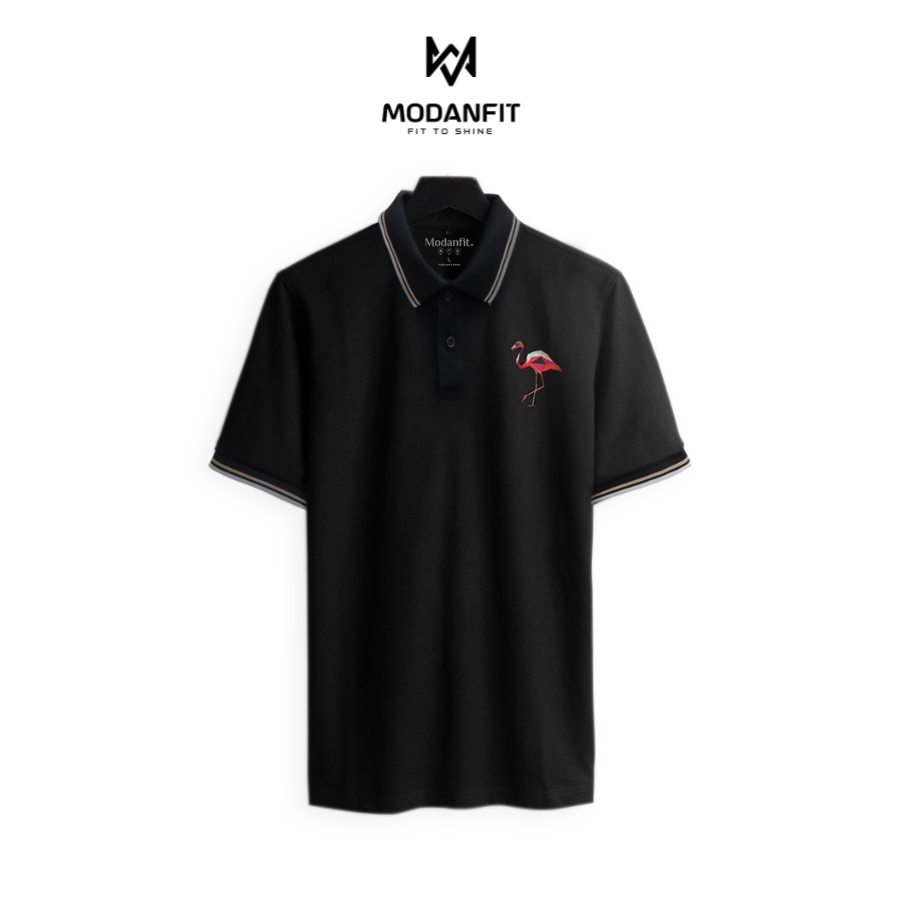 Áo thun POLO nam cổ bẻ FELIX thêu hình 3D chất liệu cá sấu cao cấp, thoáng mát, chuẩn form MODANFIT - PP03