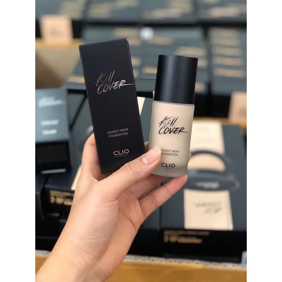 Kem nền CLIO Kill Cover Highest Wear Foundation SPF35/PA++ GIÁ 285k