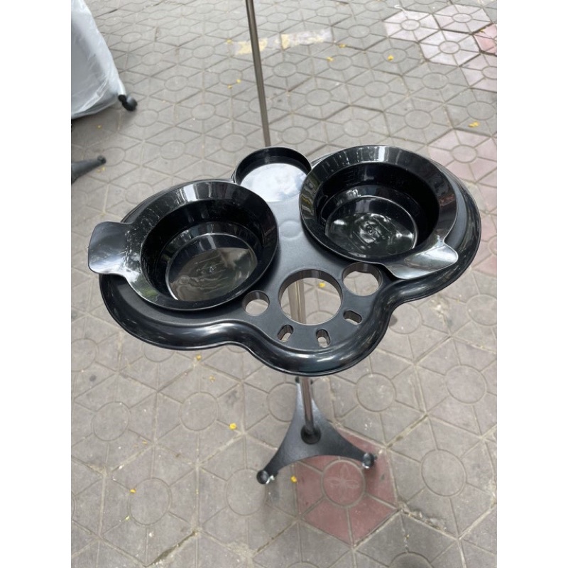 Khay làm tóc bánh xe kèm bát nhuộm