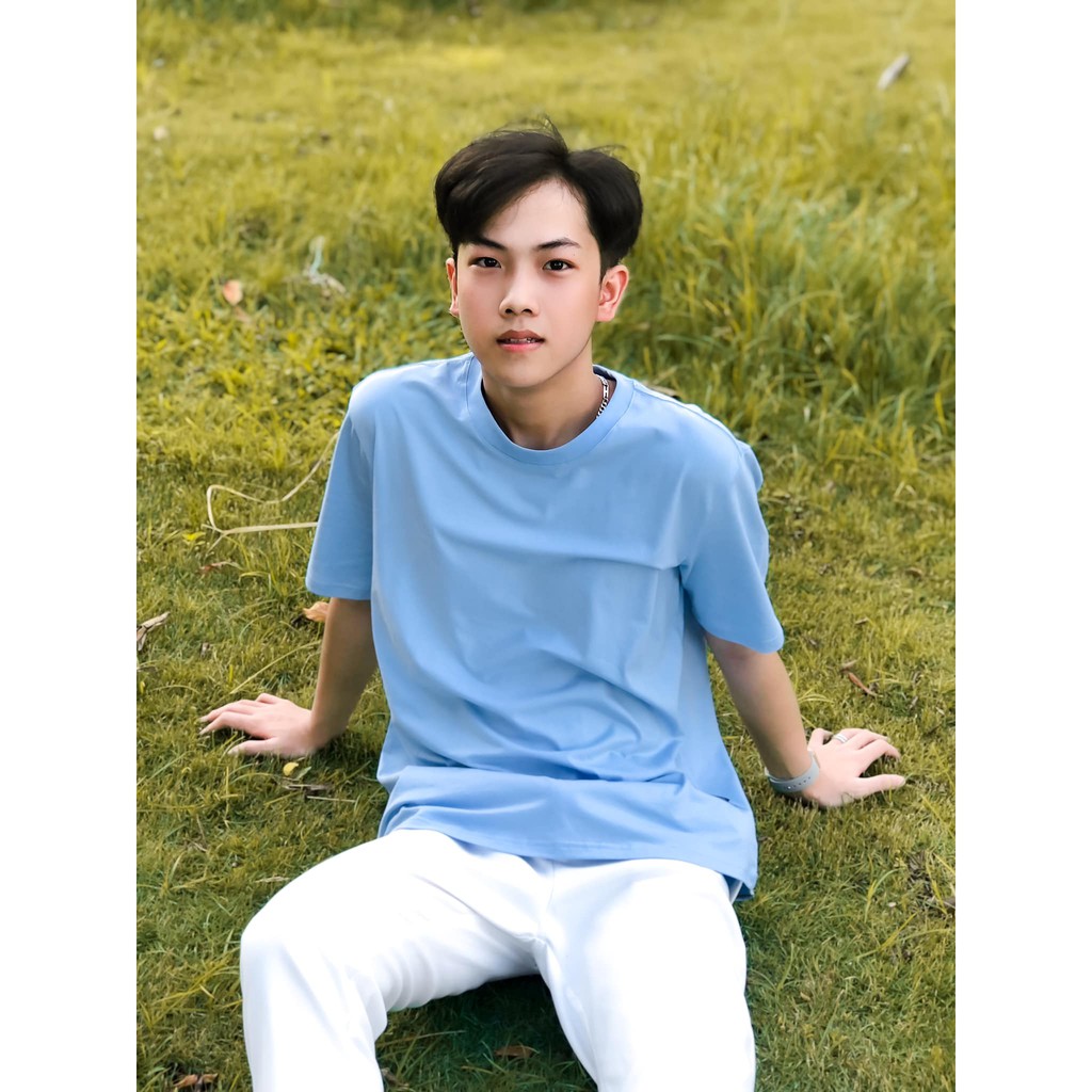 Áo thun trơn form rộng Unisex Localbrand GODO OUTFITS, áo phông trơn nam nữ tay lỡ oversize form rộng cotton 100% PA0001