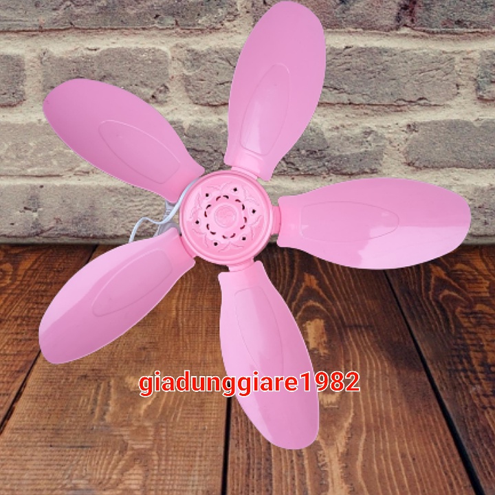 Quạt trần mini 5 cánh cỡ trung tiện lợi chạy êm gió mát, bền giá rẻ