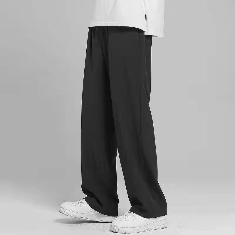 Quần ống rộng Bằng Lụa Lạnh Mỏng Thoáng Khí PLUS Size Cho Nam 40-130KG