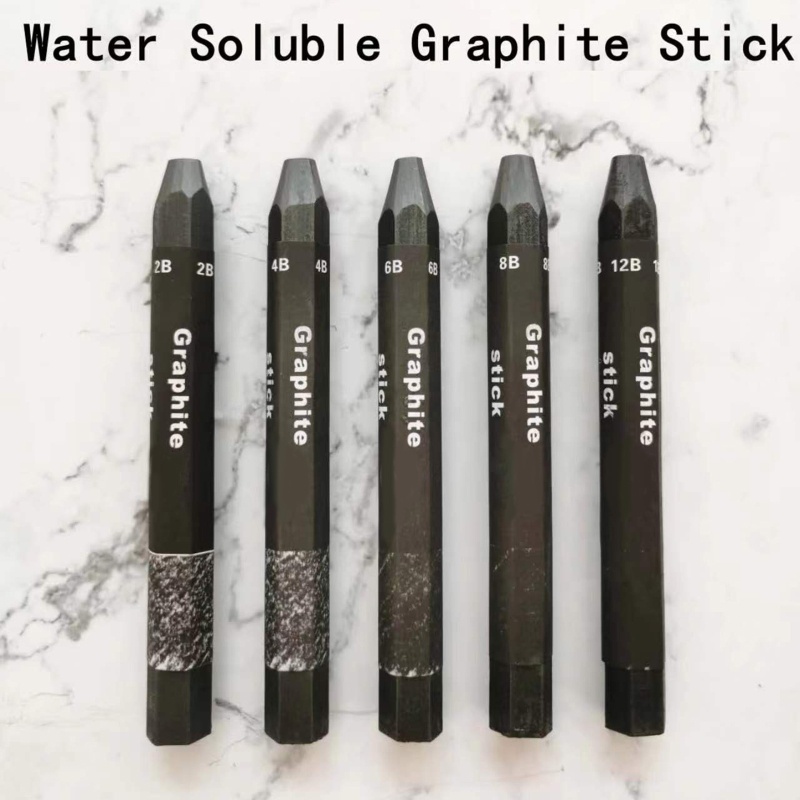 Set 5 Bút Chì Màu Graphite Hòa Tan Hình Lục Giác
