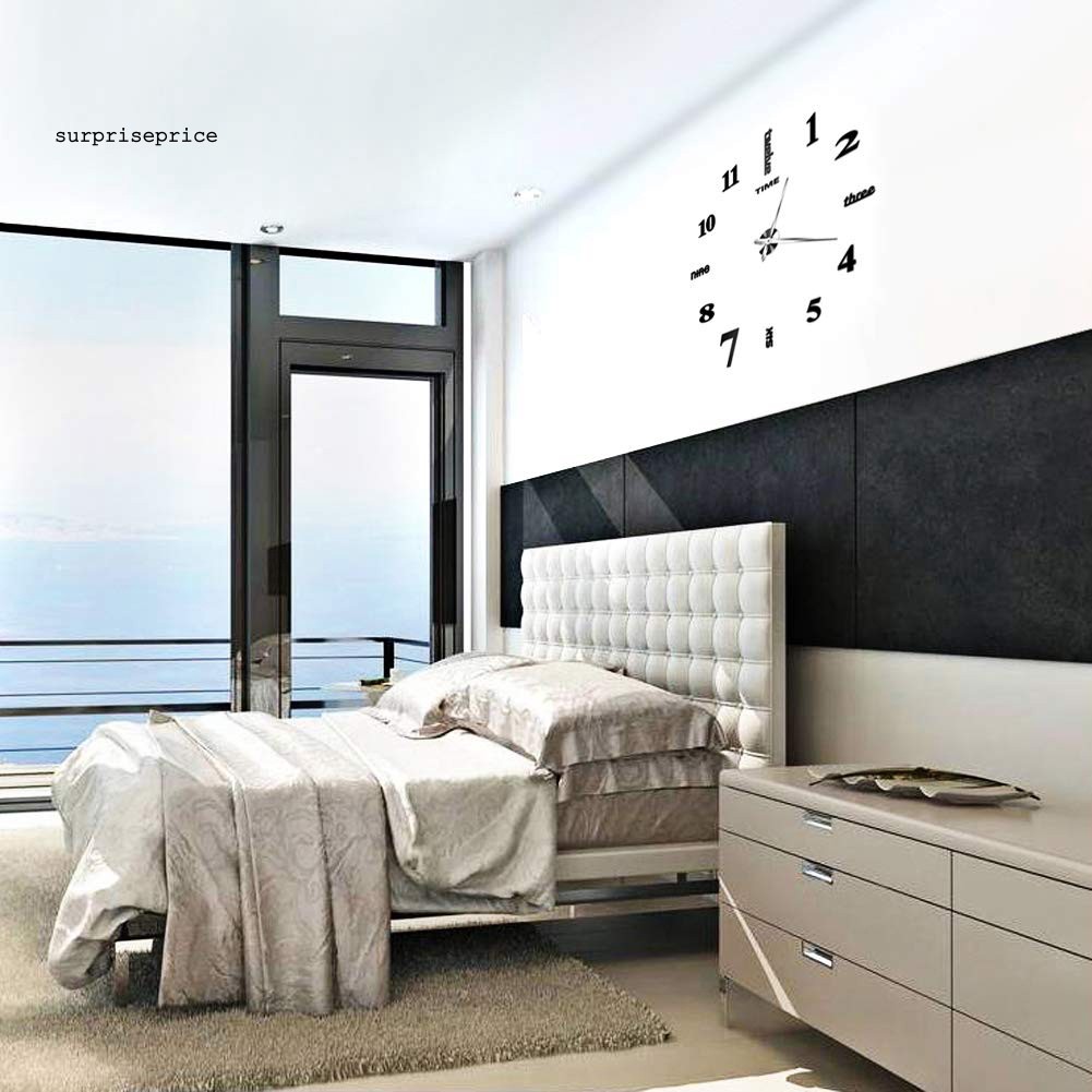 Đồng hồ dán tường cỡ lớn phong cách hiện đại