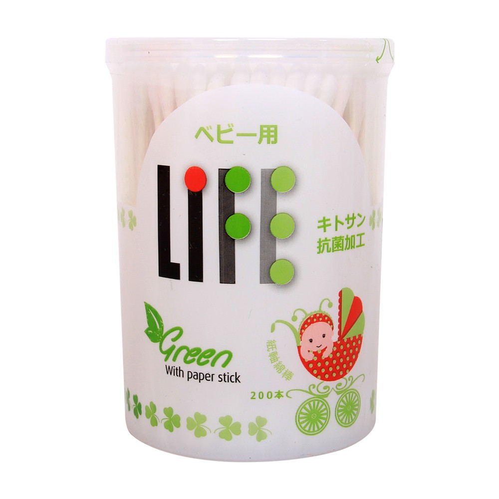 TĂM BÔNG LIFE BABY (HỘP 200 CHIẾC)