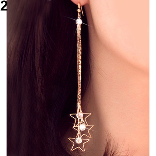 Đôi bông tai dạng rơi hình ngôi sao thời trang cho nữ