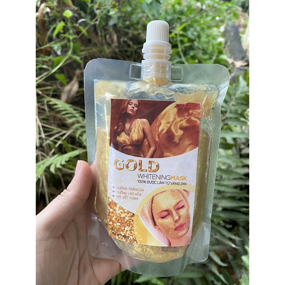 Mặt nạ cấy trắng (mầm gạo non, vàng nano, huyết hoa hồng) handmade