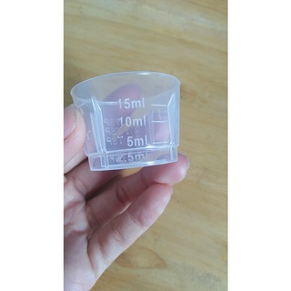 Cốc nhựa đo lường thể tích-CỐC ĐỊNH LƯỢNG THUỐC SIRO 15ml