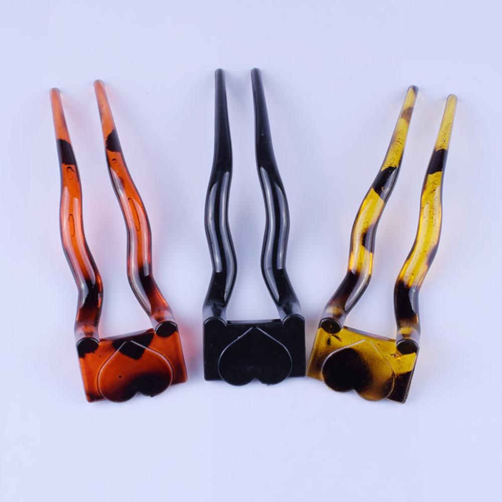 IVORY Trâm Cài Tóc Dạng Cong Hình Chữ U Phong Cách Pháp Cho Nữ