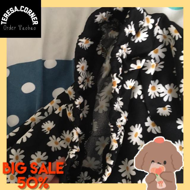 [SẴN] CHÂN VÁY HOA CÚC HOẠ MI DỄ THƯƠNG TAOBAO MÙA HÈ | BigBuy360 - bigbuy360.vn