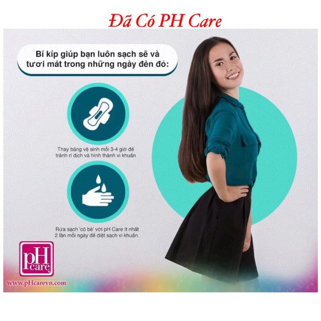 Dung Dịch Vệ Sinh Phụ Nữ PH Care Nhật Bản 150ml Hết Mùi Ngứa Ngáy Khó Chịu Rất Thơm Tạo Tự Tin Cho Chị Em