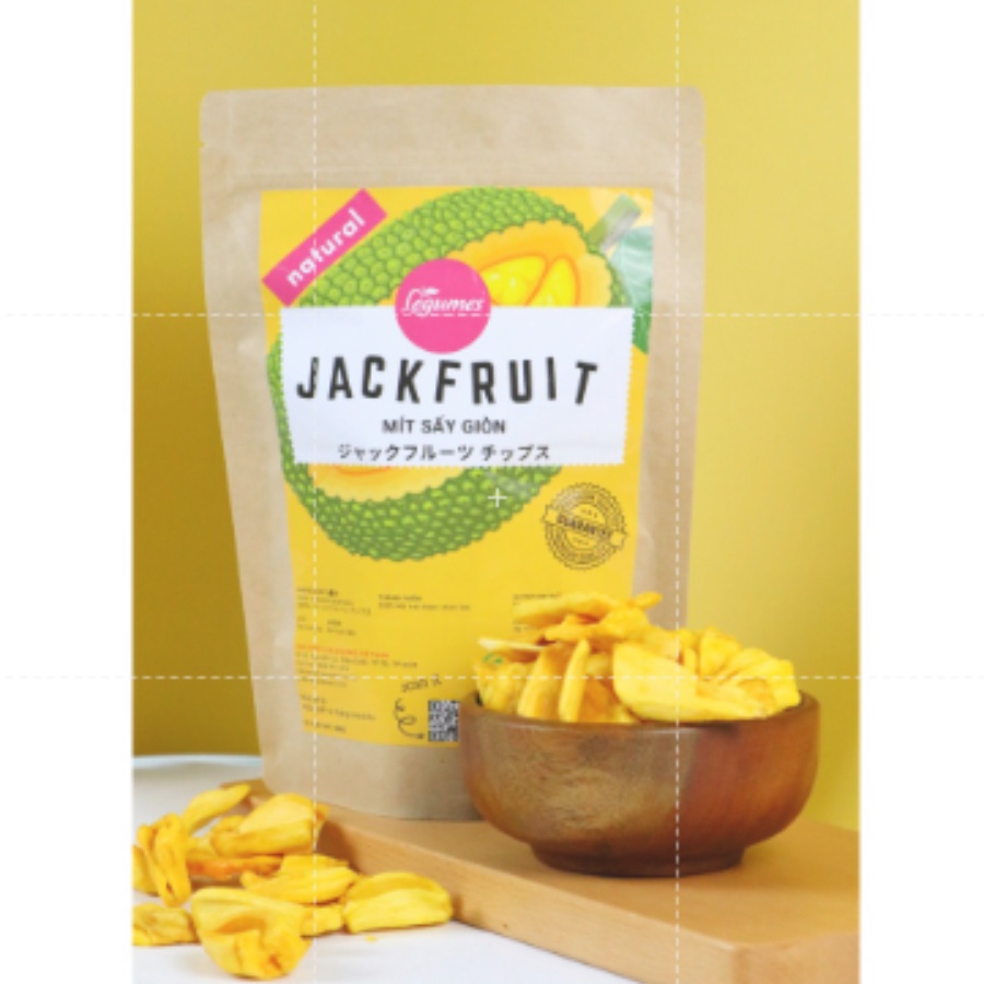 Mít sấy giòn nguyên chất không sử dụng đường thơm ngon - Crunchy Jackfruits no sugar added - Légumes