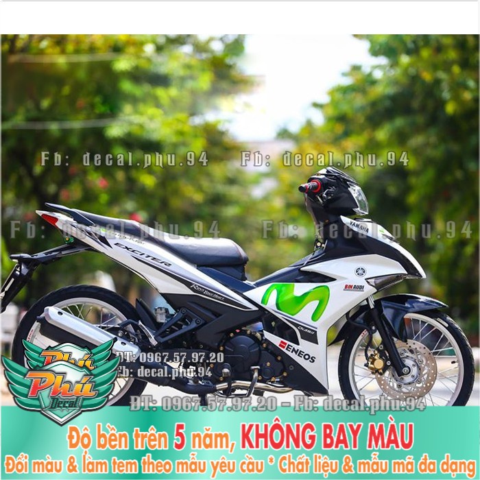 Tem rời EX 150 Movistar trắng xanh (P) -1