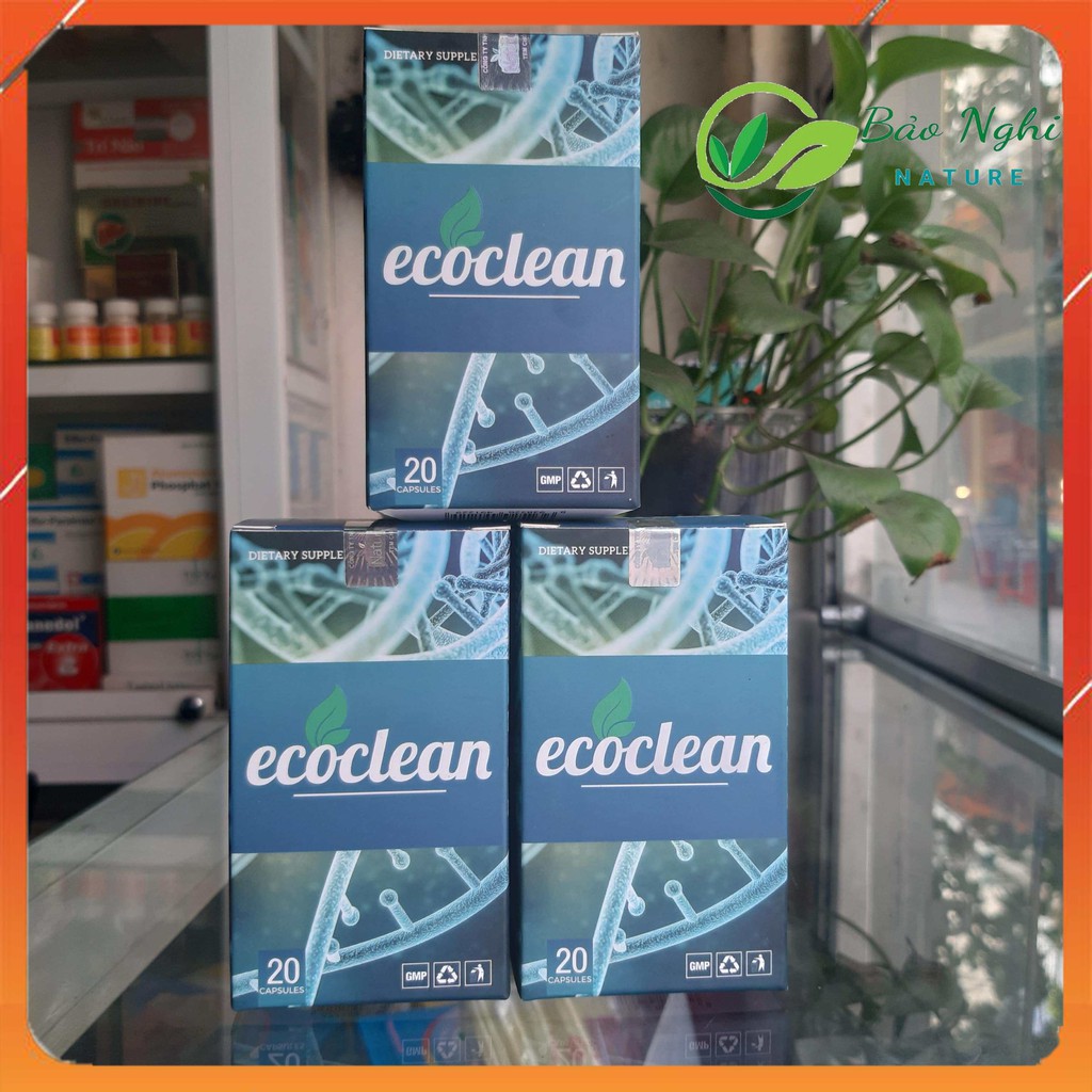 [COMBO 3 HỘP] Viên Uống ECOCLEAN - Diệt Ký Sinh Trùng Thanh Lọc Tế Bào Gan Tăng Cường Đề Kháng - CHÍNH HÃNG HỘP 20 VIÊN | BigBuy360 - bigbuy360.vn