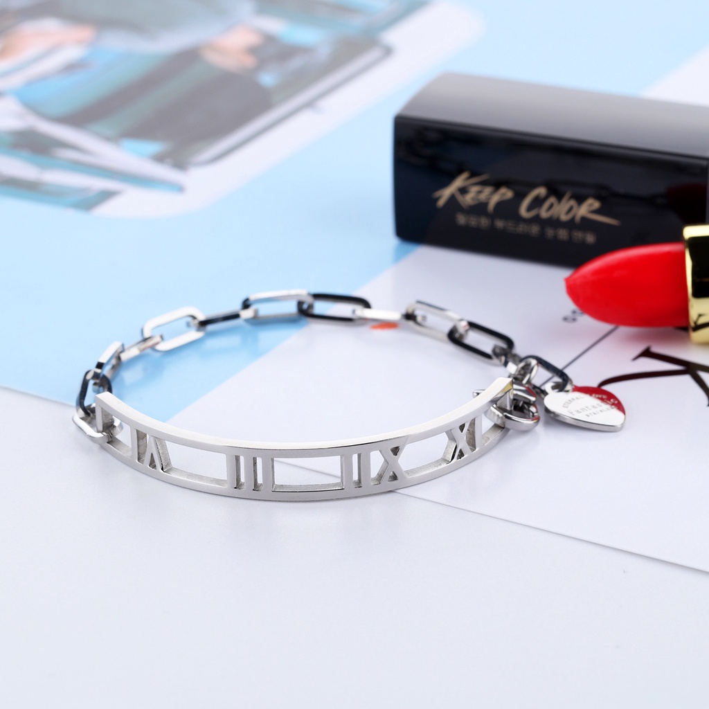 Vòng Tay Mạ VàNg HồNg ĐíNh Đá Xinh XắN