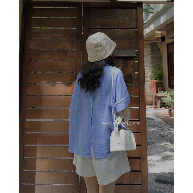 🌈 SET ÁO SƠMI KẺ XANH, QUẦN SHORT TRẮNG LOẠI 1 NHÀ MÓM