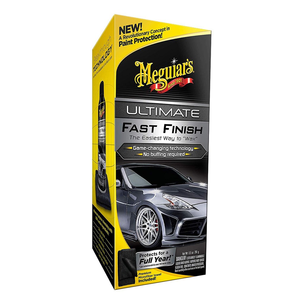 Meguiar's Wax nhanh - Ultimate Fast Finish (Aerosol) - G18309, 241g