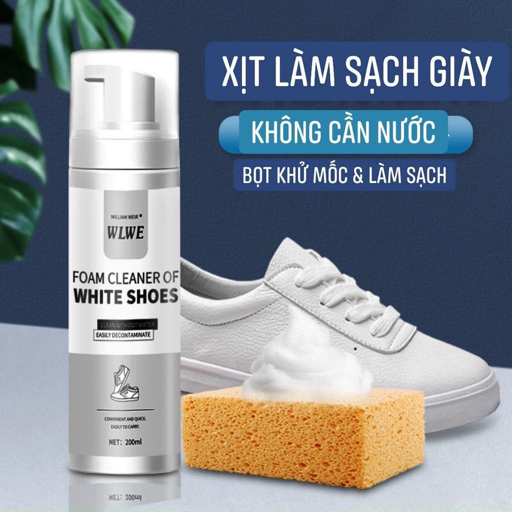 Chai xịt bọt tuyết vệ sinh giày Sneaker đa năng