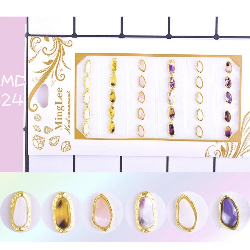 Set 30 viên charm cao cấp trang trí móng tay nail,Set 30 viên charm cao cấp phụ kiện trang trí móng tay nail