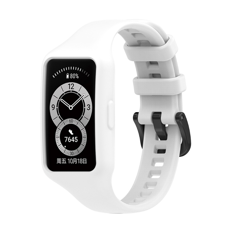 Dây đeo thay thế cho đồng hồ thông minh Huawei Band 6 bằng silicon chống thấm nước