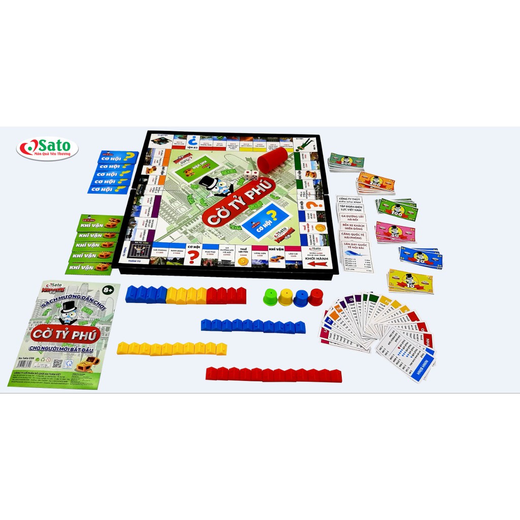 CỜ TỶ PHÚ - VUA NAM CHÂM - CÁ NGỰA  - TƯỚNG  - Ô QUAN [ BOARD GAME]