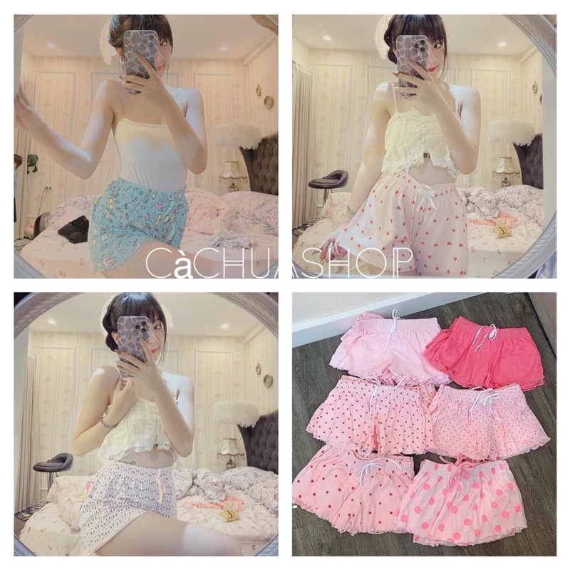 [MUA 1 TẶNG 1 ] [ FREESHIP ] QUẦN ĐÙI - QUẦN SOOC NỮ COTTON THÁI HOẠ TIẾT