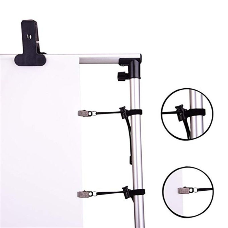 Set 12 Kẹp Vải Phông Nền Chụp Ảnh Co Giãn