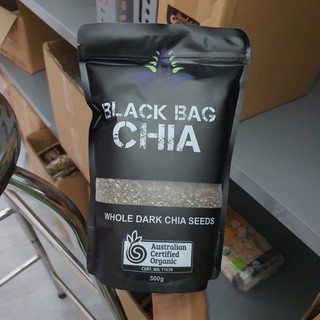 Hạt Chia Úc Black Bag 500g Chính Hãng – Giảm Cân Healthy, Tốt Cho Mẹ Bầu & Eat Clean