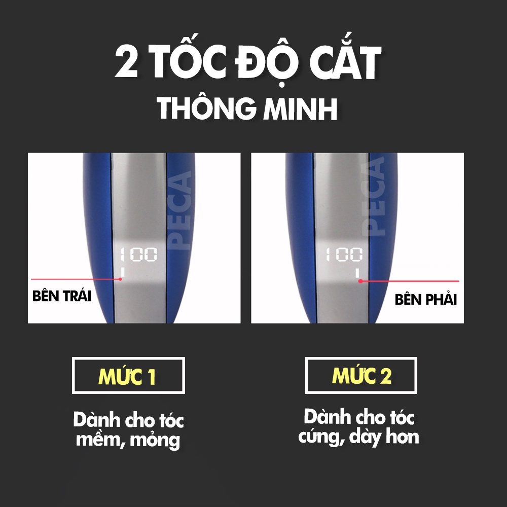 Tông đơ cắt tóc dành cho gia đình Kemei KM-27C có thể điều chỉnh lưỡi