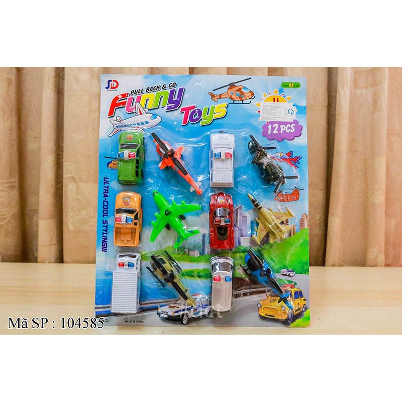 Vĩ xe hơi trớn lính, máy bay 12 chiếc 8812A