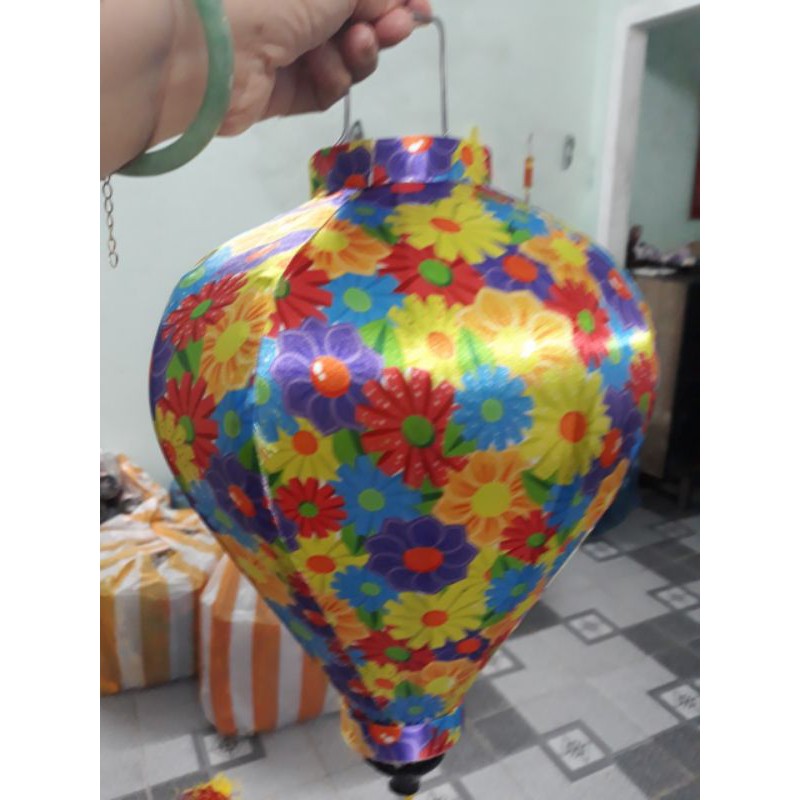 Đèn lồng treo tết họa tiêt 3D .siêu bền  size 30