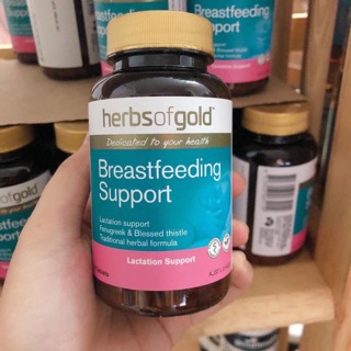 Lợi Sữa Herb Of Gold Breastfeeding 60 viên Úc