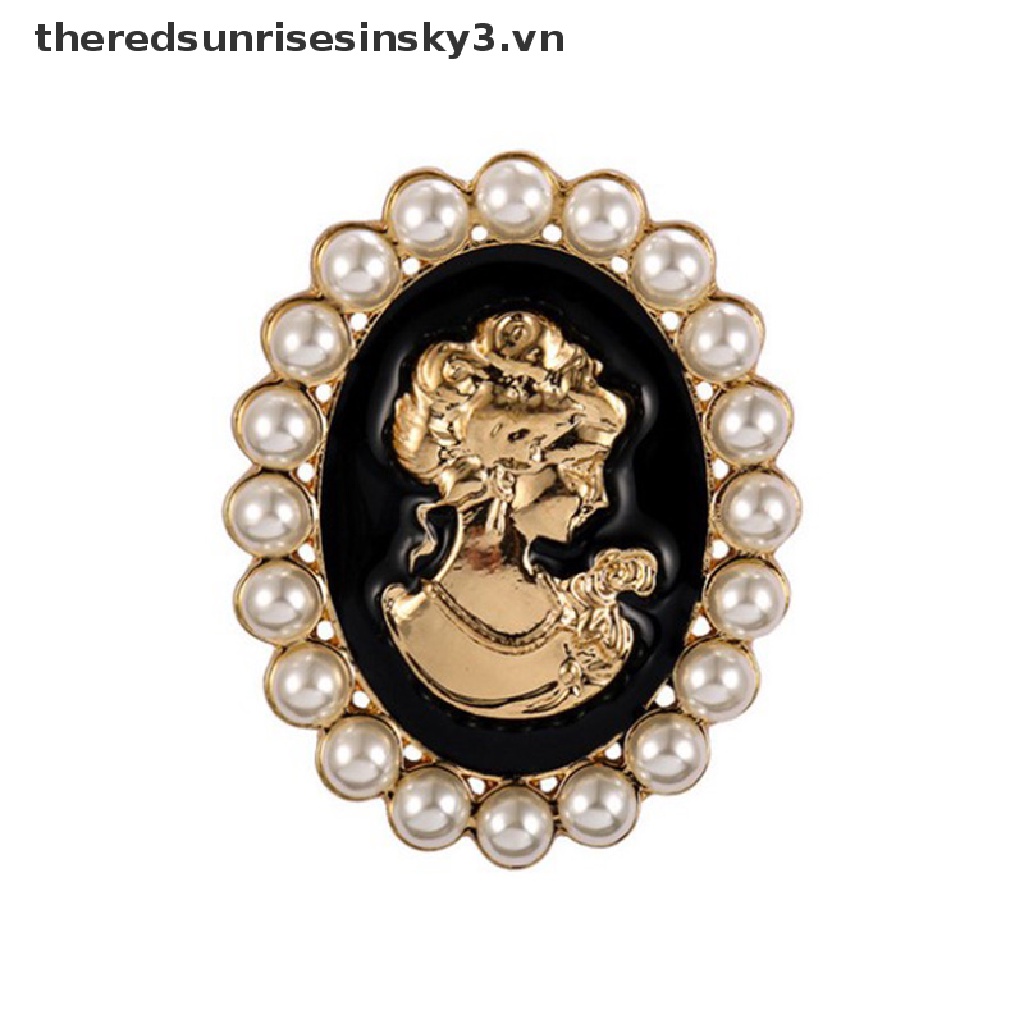 1 Ghim Cài Áo Mạ Vàng Hình Đầu Lâu Phong Cách vintage