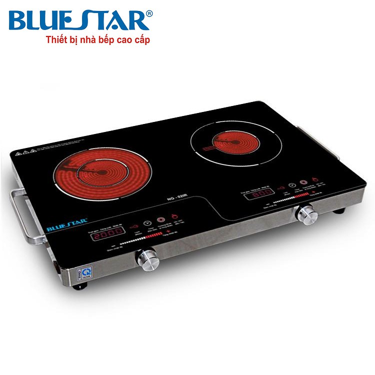 Bếp điện đôi hồng ngoại cảm ứng Bluestar NG-02EI