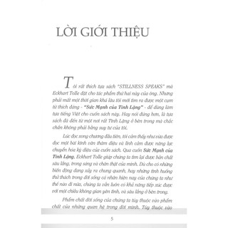 Sách - Sức Mạnh Của Sự Tĩnh Lặng