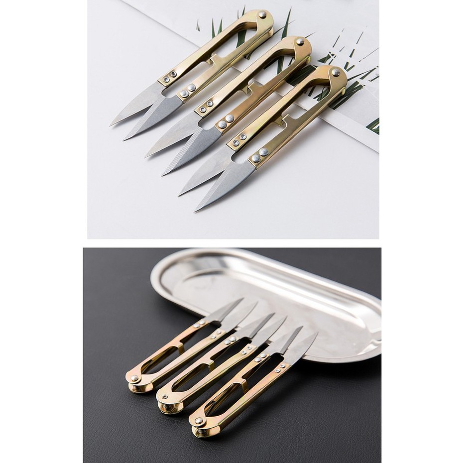 Kéo Cắt Chỉ Kèm Nắp Bằng Thép Không Gỉ Sắc Bén,Kéo Cắt May Chuyên Dụng