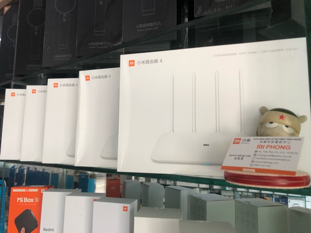 Router Wifi Xiaomi Gen 4 với 4 Anten