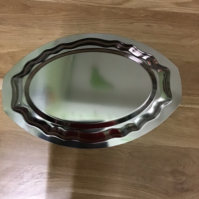 Đĩa bầu dục ,đĩa cá ,đĩa hột xoài inox cao cấp ,đựng thức ăn loại cạn và sâu