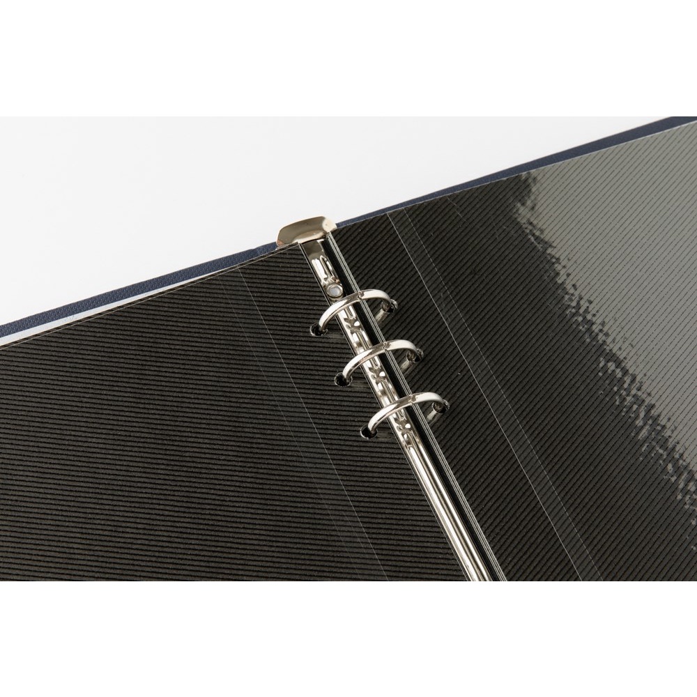Binder Collect Book ARTBOX Hàn Quốc Đựng Ảnh Kỉ Niệm Bìa Vải Màu Xanh Navy Phong Cách Cổ Điển