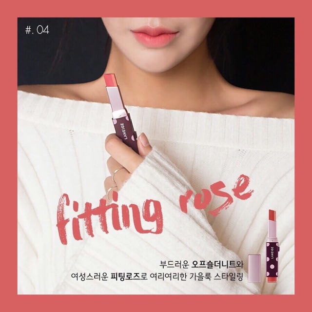 Son 2 màu Laneige Two Tone Matte Lip Bar