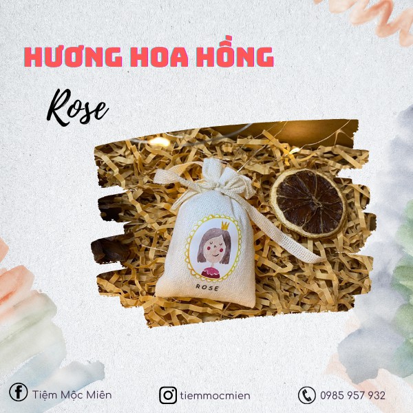 Túi thơm hương hoa tự nhiên dành cho các bé