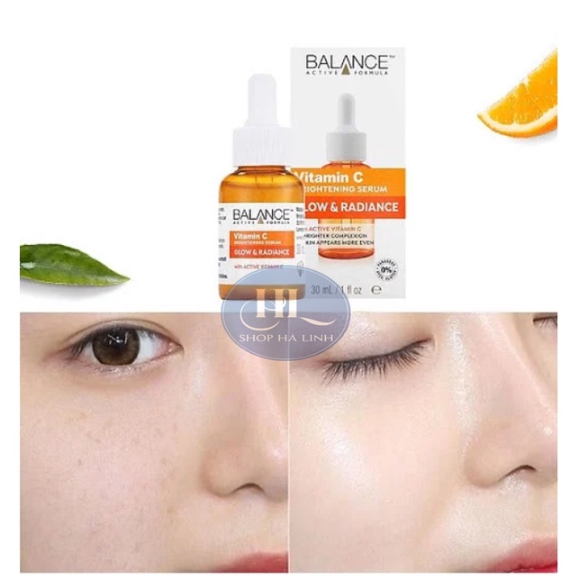 Serum Trắng Da Mờ Thâm Balance Active Formula Vitamin C Brightening 30ml