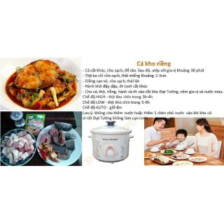 Nồi Sứ Nấu Chậm Đạt Tường 2.5L