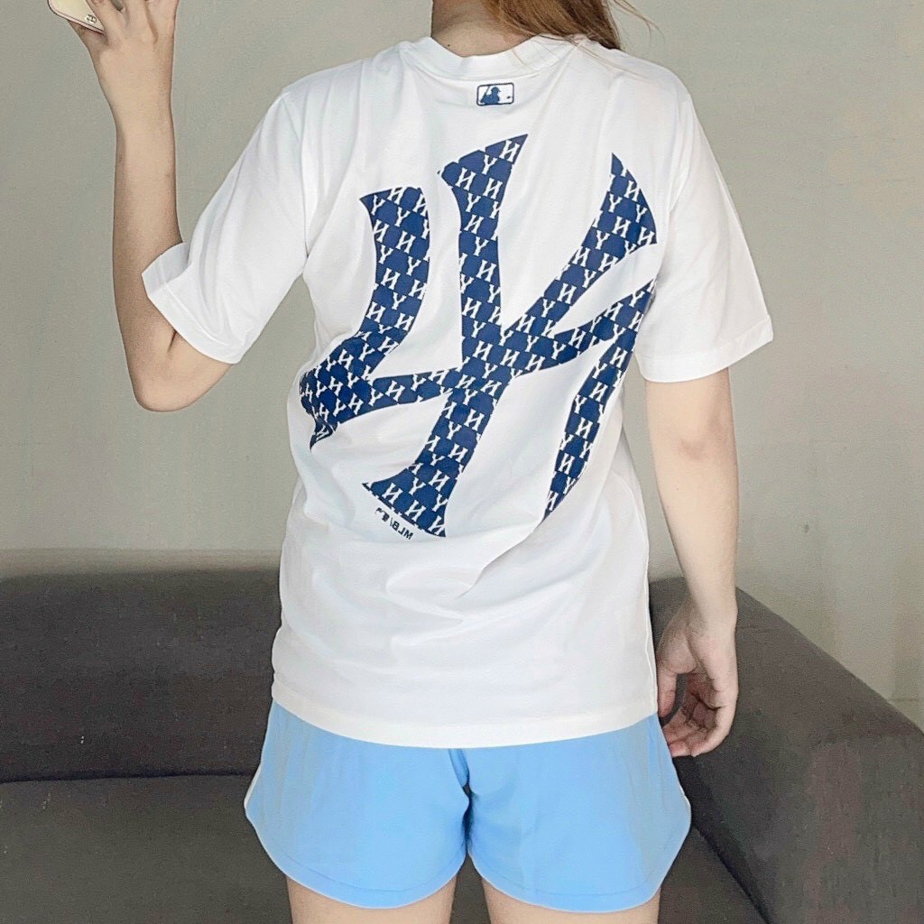 Áo tee MLB chính hãng full tag túi tặng kèm khẩu trang MLB | BigBuy360 - bigbuy360.vn