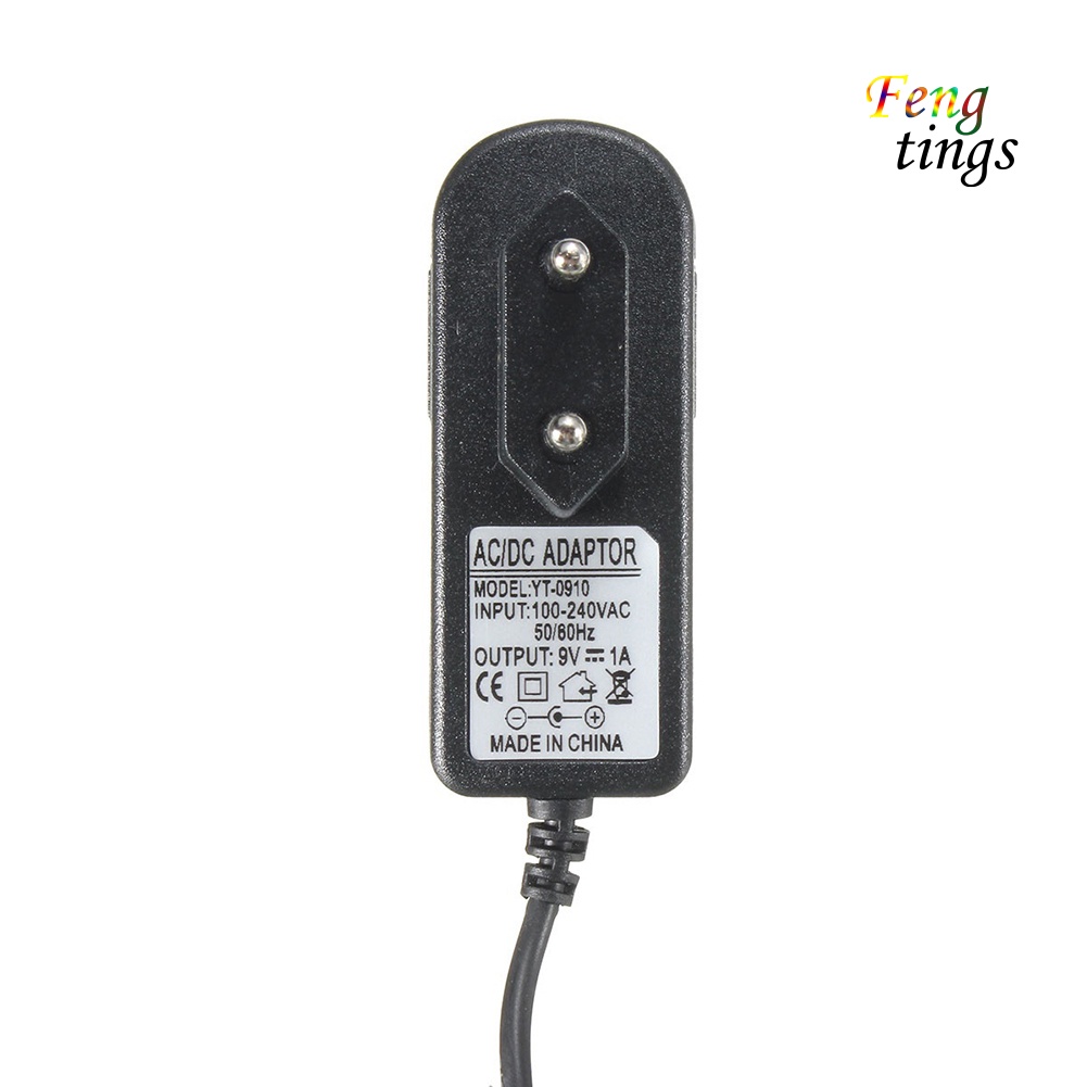 Thiết Bị Sạc Nguồn 9V 1A Cho Bộ Điều Khiển Guitar Phích Cắm EU/UK f1
