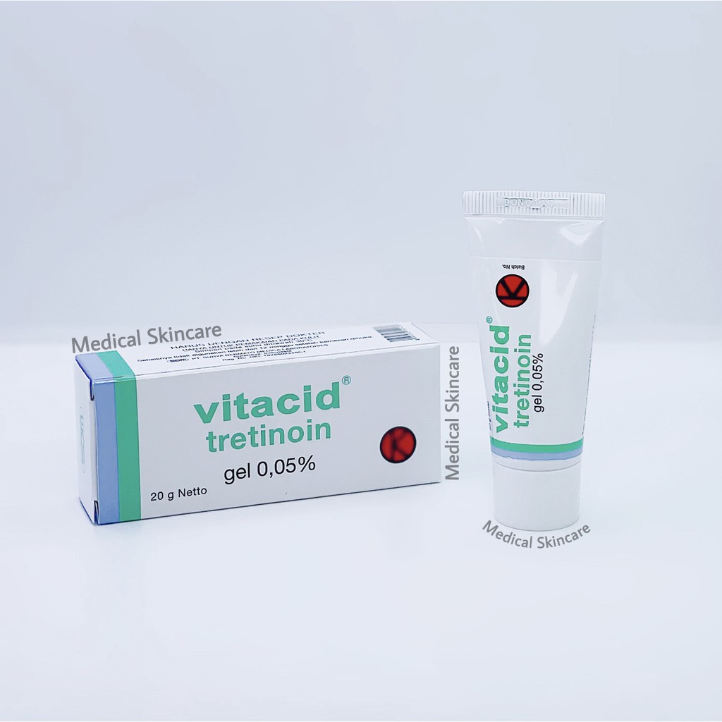 Vitacid 0.05% Tretinoin-Gel hỗ trợ giảm mụn và trẻ hoá da