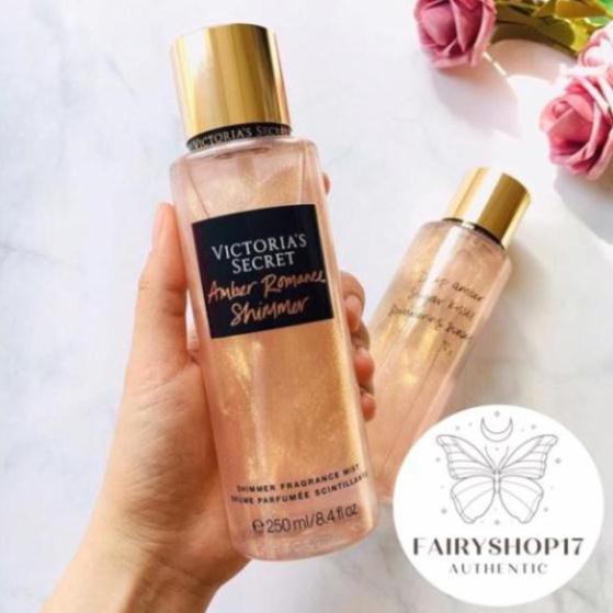 (𝐍𝐞𝐰) Xịt Thơm Body Mist Victoria’s Secret - 𝐀𝐌𝐁𝐄𝐑 𝐑𝐎𝐌𝐀𝐍𝐂𝐄 30ml/50ml/100ml | BigBuy360 - bigbuy360.vn