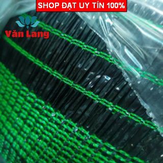 lưới che nắng thái khổ rộng 2m - dài 10m , che lan, che vườn màu xanh và màu đen - Chính Hãng